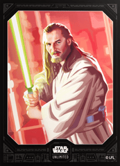 Star Wars Unlimited Art Sleeves - Qui-Gon Jinn - Legends of the Force